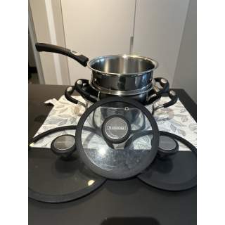 Stainless Steel Kit Tramontina Duo Silicon